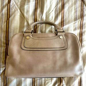 Pre loved Celine C Macadam leather handbag . Color tan, clean inside and outside